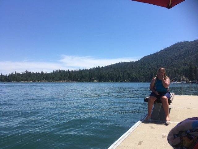 Missy on dock